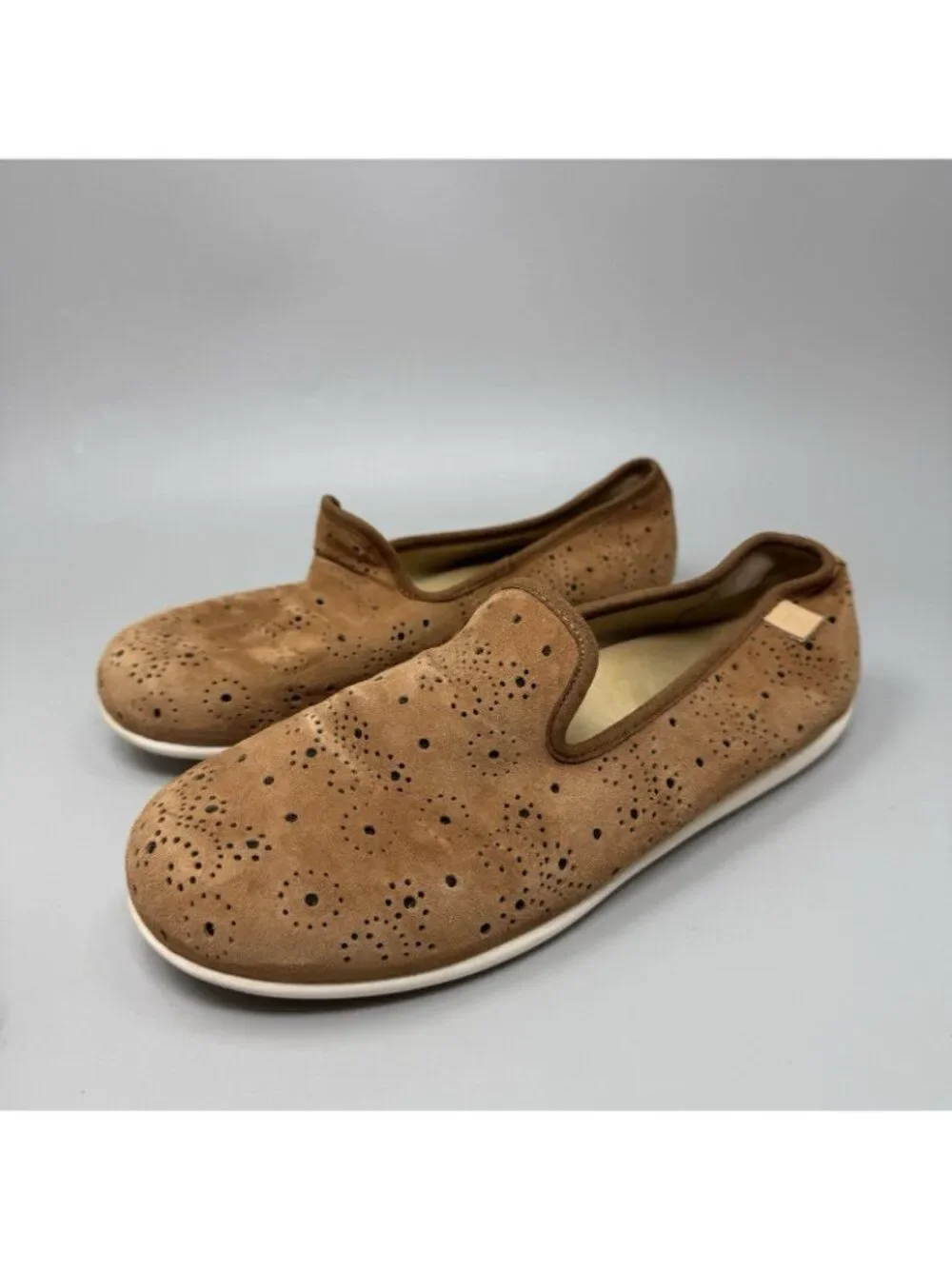 Spenco Women’s Paisley Brown Orthotic Ballet Flats Size 8.5B Comfort Shoes